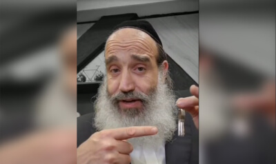 הרב פנגר: "תחפשו את המפתחות בחיים"